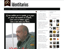 Tablet Screenshot of identitarios.es